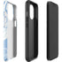 Blue Marbling iPhone 14 Pro Impact Case