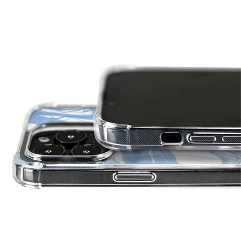 Blue Marbling iPhone 14 Pro MagSafe Case