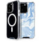 Blue Marbling iPhone 15 Pro MagSafe Case