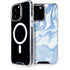 Blue Marbling iPhone 14 Pro Max MagSafe Case