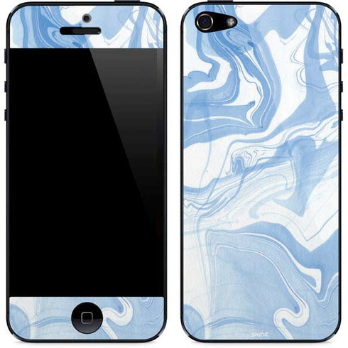 Blue Marbling iPhone 5/5s/5SE Skin