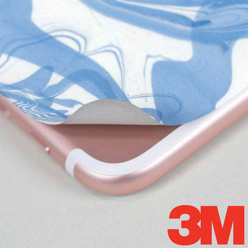 Blue Marbling iPhone 7 Skin