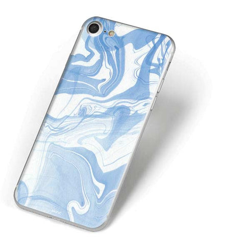 Blue Marbling iPhone 7 Skin