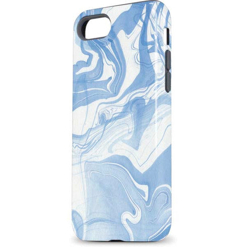 Blue Marbling iPhone 8 Pro Case
