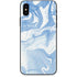 Blue Marbling iPhone X Skin