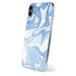 Blue Marbling iPhone X Skin