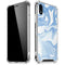 Blue Marbling iPhone XR Clear Case