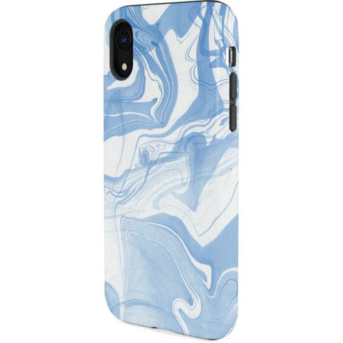 Blue Marbling iPhone XR Pro Case