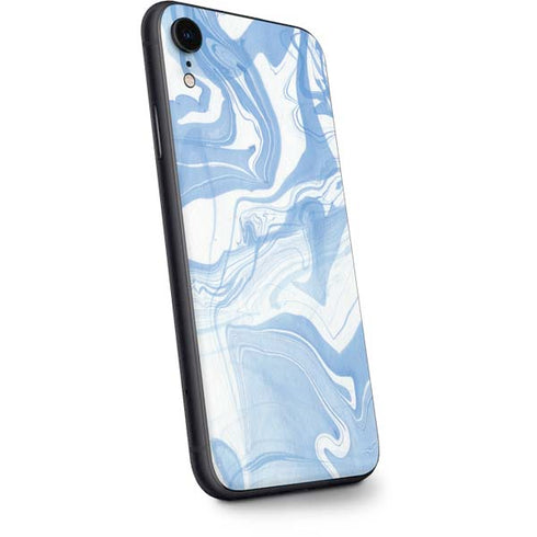 Blue Marbling iPhone XR Skin