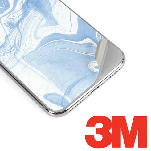 Blue Marbling iPhone XR Skin