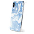 Blue Marbling iPhone XS Skin