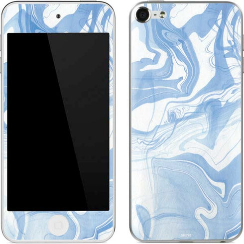 Blue Marbling Apple iPod Skin