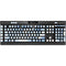 Blue Marbling K95 RGB PLATINUM Mechanical Gaming Keyboard Skin