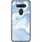 Blue Marbling LG K51/Q51 Clear Case