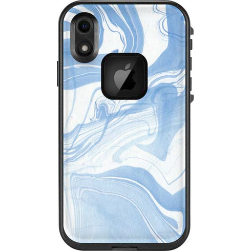 Blue Marbling LifeProof Fre iPhone Skin