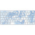 Blue Marbling Magic Keyboard Skin