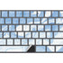 Blue Marbling Magic Keyboard with Numeric Keypad Skin