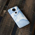 Blue Marbling Moto E5 Plus Skin