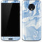 Blue Marbling Moto G6 Skin