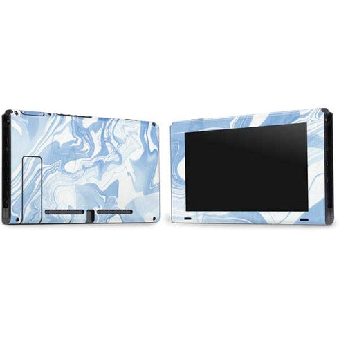 Blue Marbling Nintendo Switch Bundle Skin