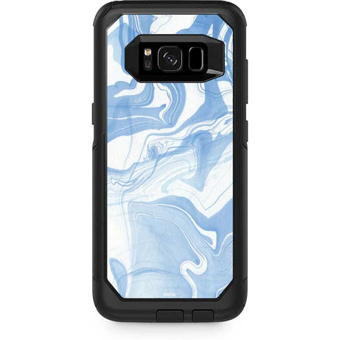 Blue Marbling Otterbox Commuter Galaxy Skin