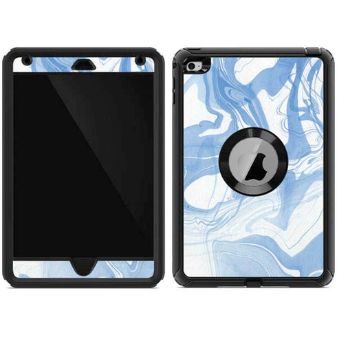 Blue Marbling Otterbox Defender iPad Skin