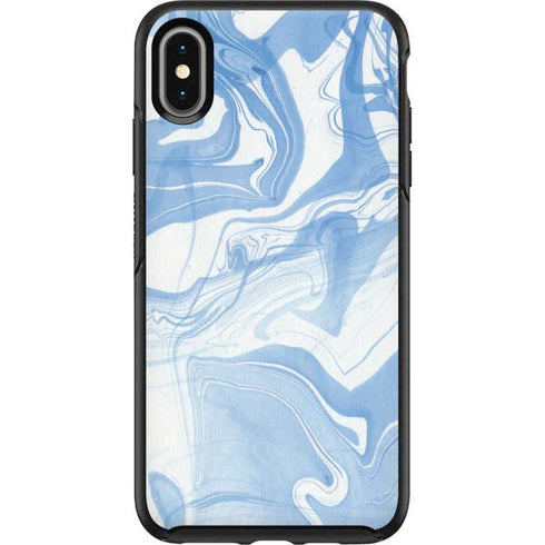 Blue Marbling Otterbox Symmetry iPhone Skin