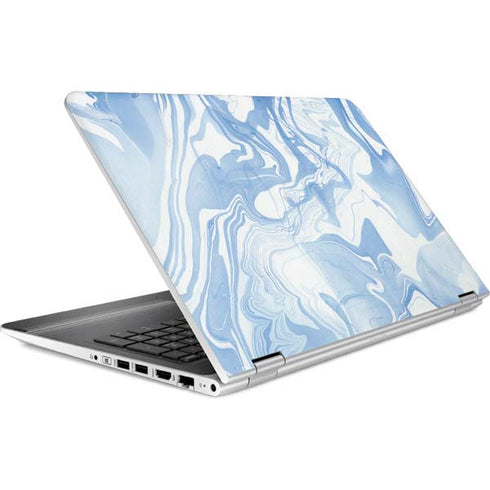 Blue Marbling HP Pavilion Skin