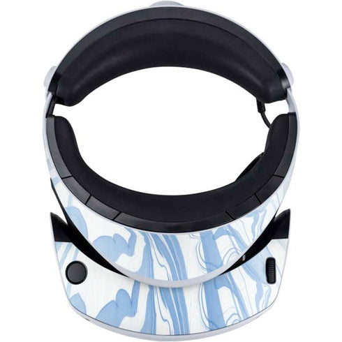 Blue Marbling PlayStation VR2 Skin