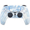 Blue Marbling PS5 Controller Skin