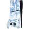 Blue Marbling PS5 Slim Digital Edition Bundle Skin