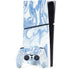 Blue Marbling PS5 Slim Digital Edition Bundle Skin