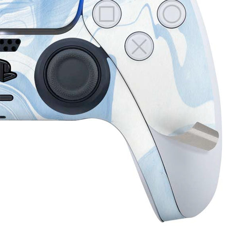 Blue Marbling PS5 Slim Digital Edition Bundle Skin