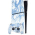 Blue Marbling PS5 Slim Digital Edition Console Skin