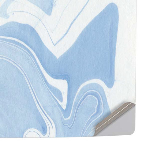 Blue Marbling PS5 Slim Digital Edition Console Skin