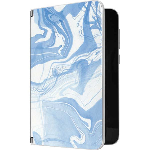 Blue Marbling Surface Duo Skin