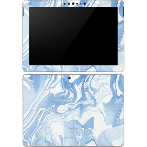 Blue Marbling Surface Go Skin