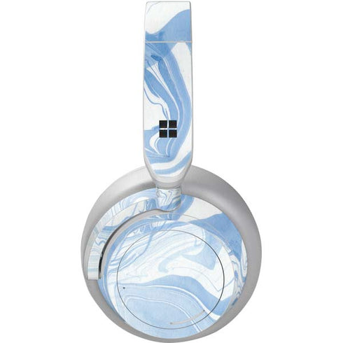 Blue Marbling Surface Headphones Skin