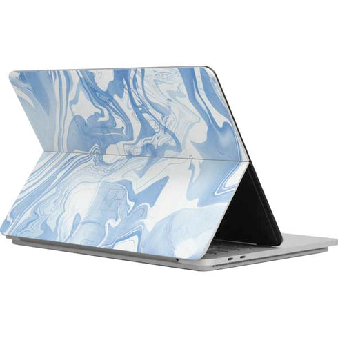 Blue Marbling Surface Laptop Studio Skin