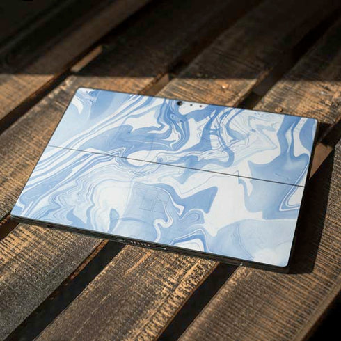 Blue Marbling Surface Pro 6 Skin