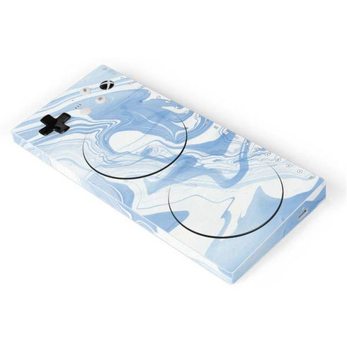 Blue Marbling Xbox Adaptive Controller Skin