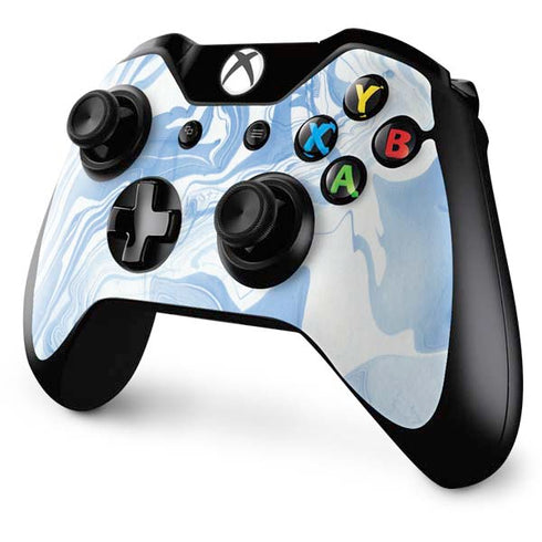 Blue Marbling Xbox One Controller Skin