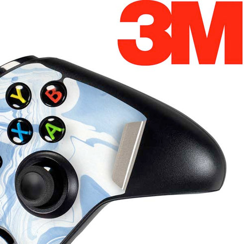Blue Marbling Xbox One Controller Skin