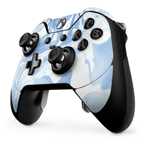 Blue Marbling Xbox One Elite Controller Skin