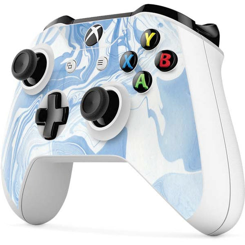 Blue Marbling Xbox One S All-Digital Edition Bundle Skin