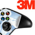 Blue Marbling Xbox One X Controller Skin