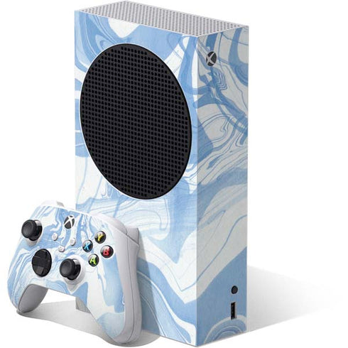 Blue Marbling Xbox Series S Bundle Skin