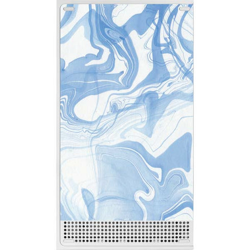 Blue Marbling Xbox Series S Bundle Skin