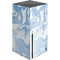 Blue Marbling Xbox Series X Console Skin