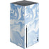 Blue Marbling Xbox Series X Console Skin